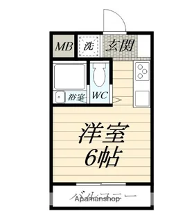 ひかりビル【4階】の間取り