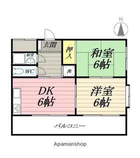 ひかりビル【3階】の間取り