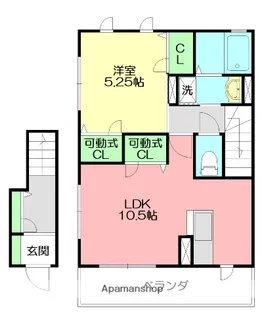 センチュリーハイムⅤ【2階】の間取り