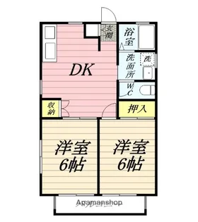 コーポさかえ【2階】の間取り
