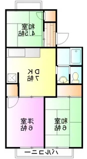 ストーンリバーA棟【2階】の間取り