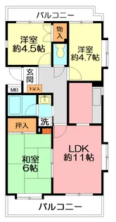 辻堂ガーデンタウン【1階】の間取り