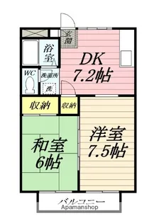 シゲタコテージ共恵【3階】の間取り