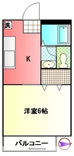 メルベーユⅠ【2階】の間取り
