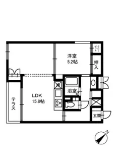 セゾンドルフ 柊【1階】の間取り