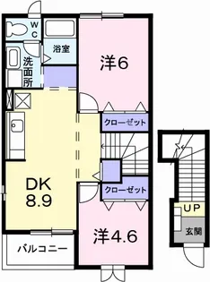 ベル メゾンⅠ【2階】の間取り