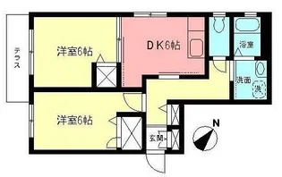 エスポワール【1階】の間取り