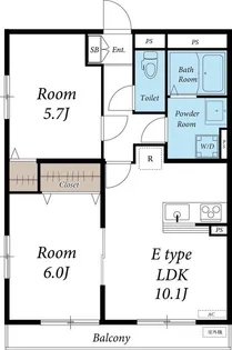 リブリ・腰越【2階】の間取り
