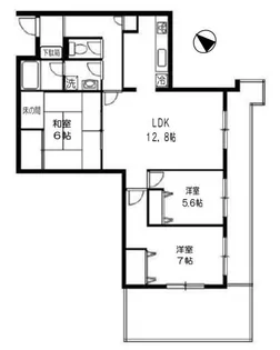 ダイアパレス湘南ヒルズ二宮【5階】の間取り