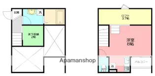 エスカリエ【2階】の間取り