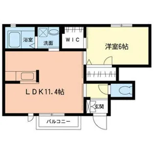 TAMURA弐番館【1階】の間取り