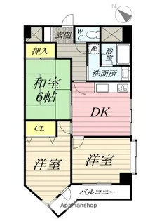 ライオンズマンション平塚第3【2階】の間取り