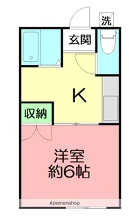 大根スカイリッチマンション【3階】の間取り