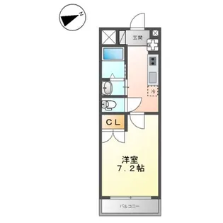 ソレイユ・エス【2階】の間取り