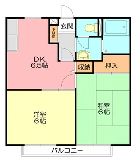 キャッスルⅡ【1階】の間取り