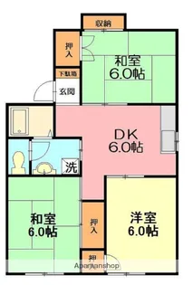モンブラン【1階】の間取り