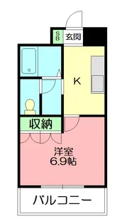 マーガレットSK【1階】の間取り