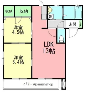 ウイングライト【2階】の間取り