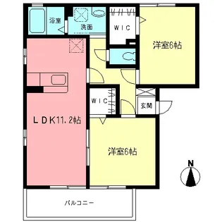 グランシャリオ・A【3階】の間取り