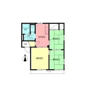 ドミール茅ケ崎【1階】の間取り