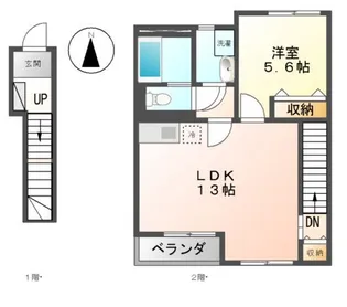 パインテール【2階】の間取り