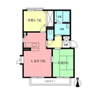 グランシード西湘【2階】の間取り