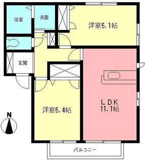 パストラル本郷【1階】の間取り