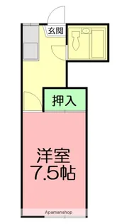 ムツミハイツ【1階】の間取り