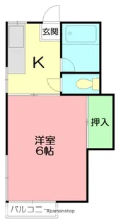 コーポさつき【2階】の間取り