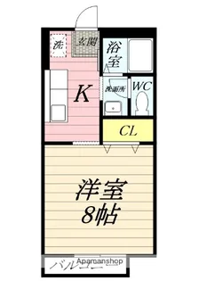 ミツハシハイツ【1階】の間取り