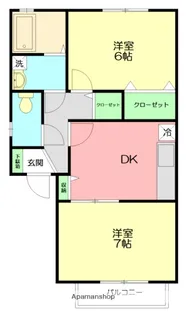 ブラウニーコート【1階】の間取り