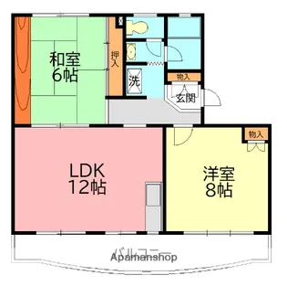 椿ハイツ【2階】の間取り