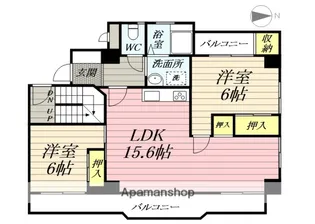 金子ビル【6階】の間取り