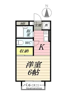 メゾン・S・K【2階】の間取り