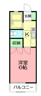 藤沢ドミール21【102号室】の間取り