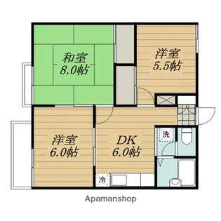 レピュートパル【2階】の間取り