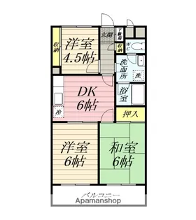 薫ガーデンハイム【1階】の間取り