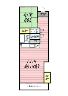 鵠沼フラワーマンション【2階】の間取り
