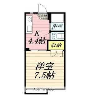 ハイツアゼリア【2階】の間取り