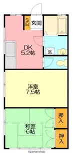 クリーンヒルス【1階】の間取り