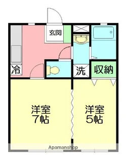 ハウスA【1階】の間取り