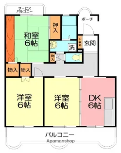第5メゾン星崎【3階】の間取り