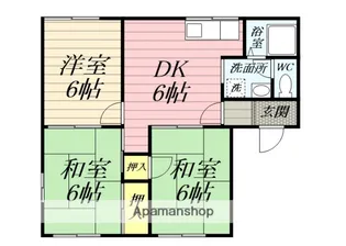 メゾンソレイユ【2階】の間取り
