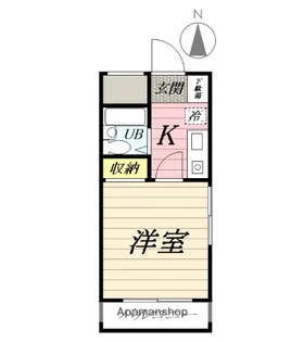 スカイコート大和【6階】の間取り