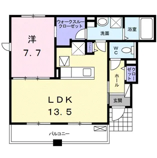 ブローテ【1階】の間取り