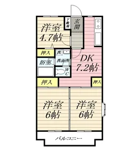 プランドールIWASAKI【2階】の間取り