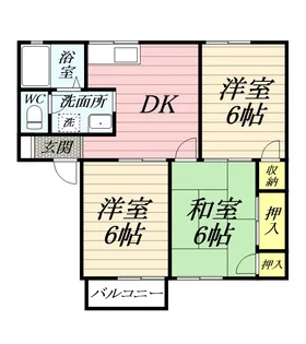 シャトル神戸【1階】の間取り
