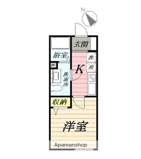 フローラ湘南茅ヶ崎【2階】の間取り