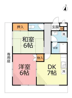 ルミエール湘南【1階】の間取り