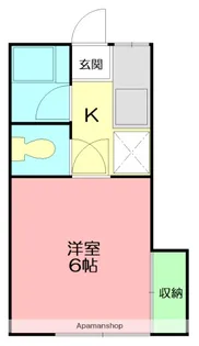 コーポサンフラワー【2階】の間取り